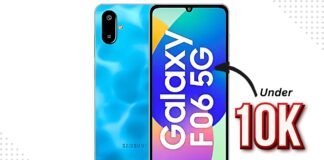 Samsung Galaxy F06 5G: Best 5g Smartphone in Just 10k, Check Out Specs! Samsung Galaxy F06 5G