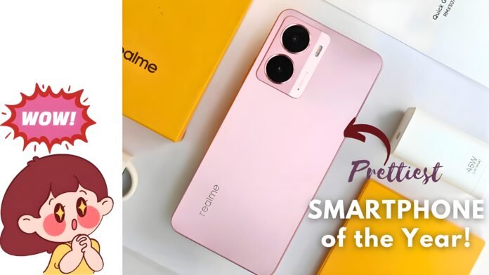 Realme P3 Nebula Pink Design
