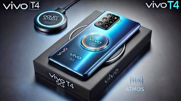 Vivo T4 5G leaked design and features - AMOLED display, Snapdragon 7s Gen 3, and 7300mAh battery.