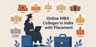 Best Online MBA Colleges in India with Placement- Get High Sallery Placement Without Leaving Job (2025) Best Online MBA Colleges in India with Placement