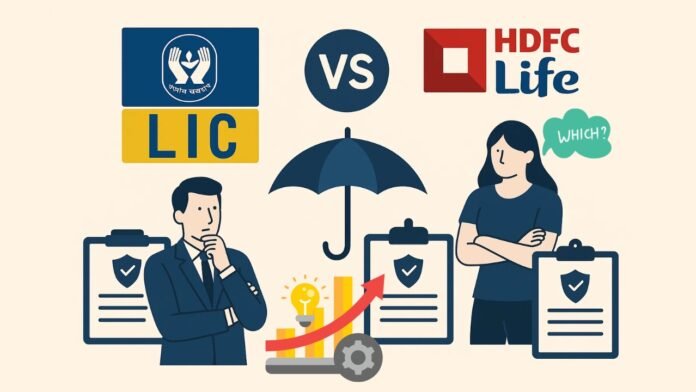 LIC vs HDFC Life Insurance Comparison 2025