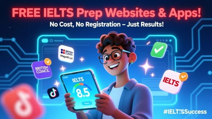 Free IELTS Preparation Websites & Apps