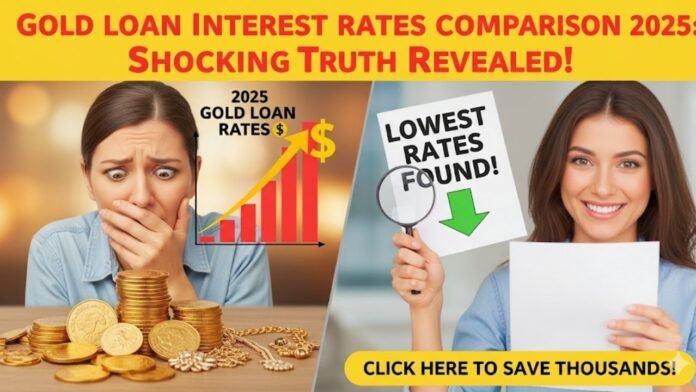 Gold Loan Interest Rates Comparison 2025