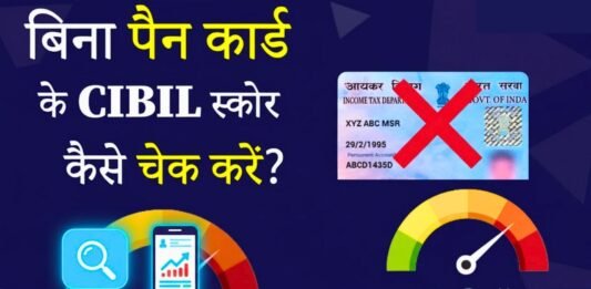 How To Check CIBIL Score Without PAN Card
