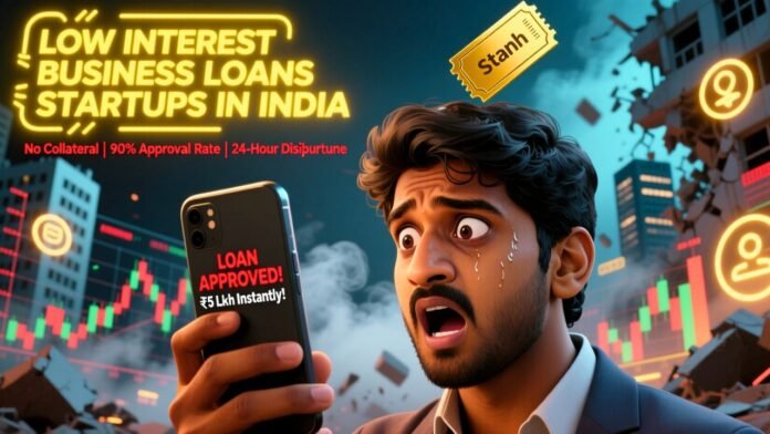 Low Interest Business Loans For Startups In India