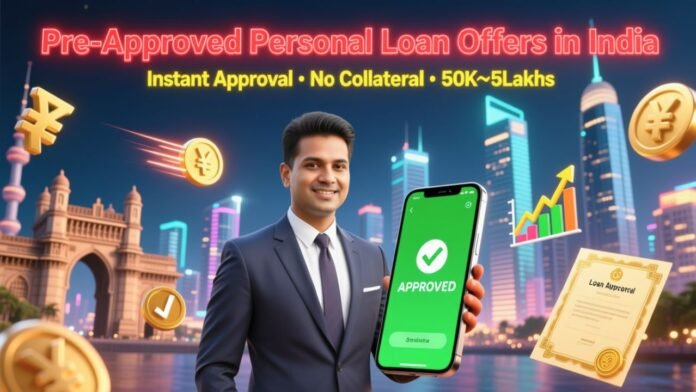 Pre Approved Personal Loan Offers In India