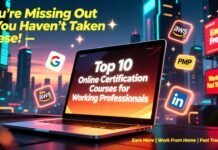 Top Online Certification Courses For Working Professionals: Improve Your Skills, Boost Your Career in 2025! Top Online Certification Courses For Working Professionals