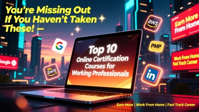 Top Online Certification Courses For Working Professionals
