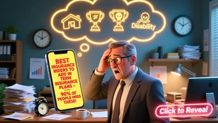 Best Insurance Riders To Add In Term Insurance Plans