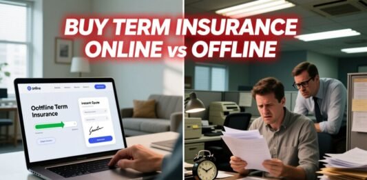 Buy Term Insurance Online Vs Offline Comparison