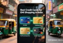 Best Credit Cards For EMI Shopping In India- Which One Wins? Best Credit Cards For EMI Shopping In India