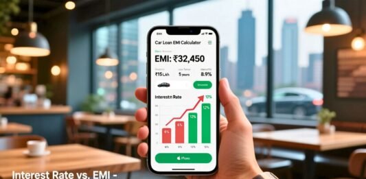 Car Loan EMI Calculator With Interest Rate Chart