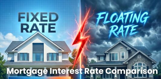 Fixed Vs Floating Mortgage Interest Rate Comparison