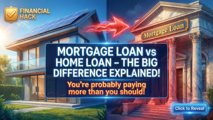Mortgage Loan Vs Home Loan Difference Explained Mortgage Loan Vs Home Loan Difference Explained