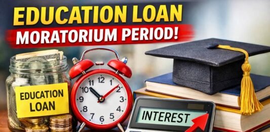 Education Loan Moratorium Period Interest Calculation