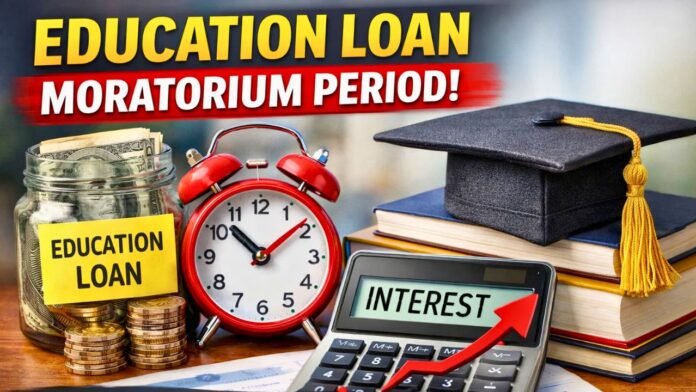 Education Loan Moratorium Period Interest Calculation