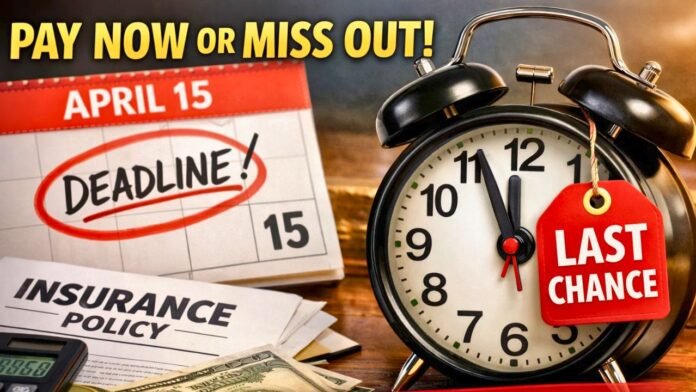 Insurance Premium Payment Deadline For Tax Deduction Insurance Premium Payment Deadline For Tax Deduction