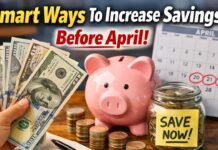 Smart Ways To Increase Savings Before April: Simple Steps That Actually Work in 2026 Smart Ways To Increase Savings Before April
