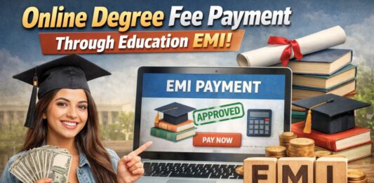 Online Degree Fee Payment Through Education Emi