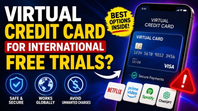 Virtual Credit Card For International Free Trials Virtual Credit Card For International Free Trials