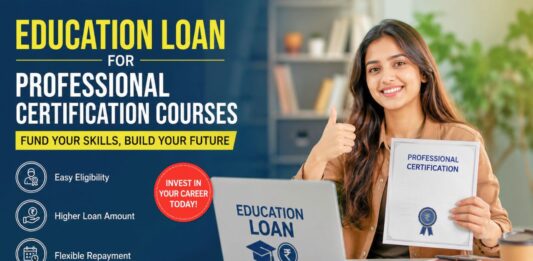 Education loan for professional growth