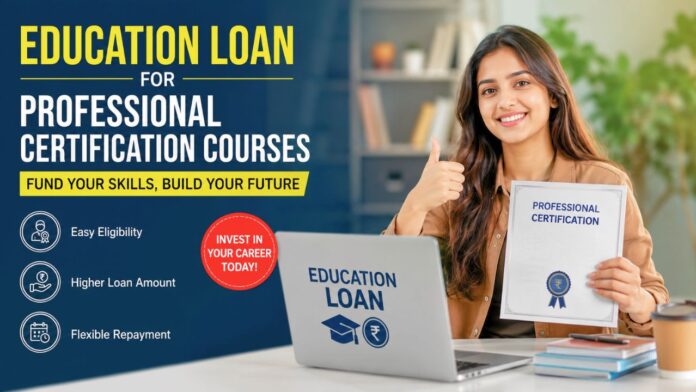 Education loan for professional growth