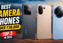 Best Camera Phones Under ₹30,000 in 2026 – Top 3 Smartphones Worth Buying Best Camera Sensor Phones Under 30000 In 2026