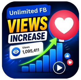 Increase Facebook Views Logo