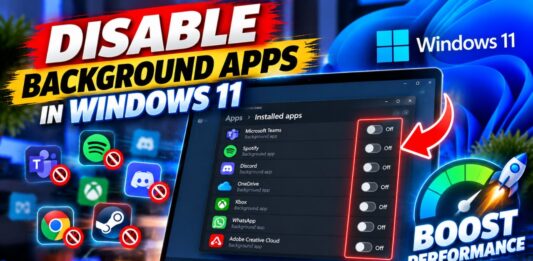 How to Disable Background Apps in Windows 11