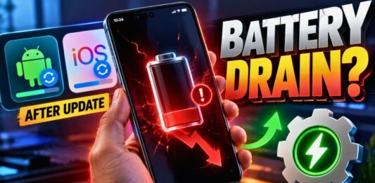 How to reduce battery drain after [AndroidiOS version] update
