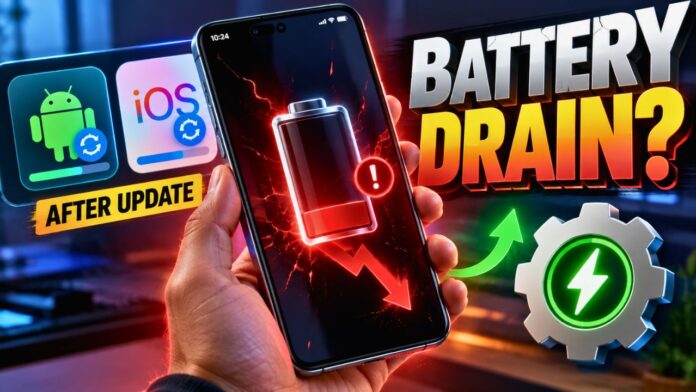 How to reduce battery drain after [AndroidiOS version] update
