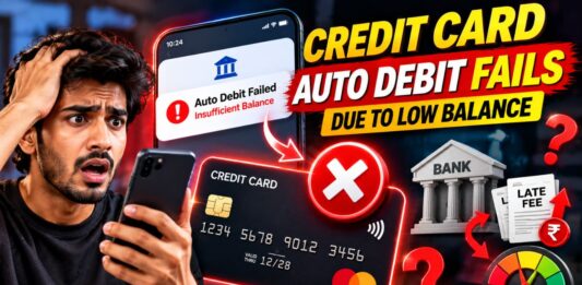 What happens if credit card auto debit fails due to low balance