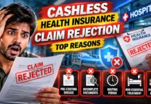 Cashless Health Insurance Claim Rejected? 10 Reasons You Should Know Before Paying the Hospital Bill reasons for cashless health insurance claim rejection