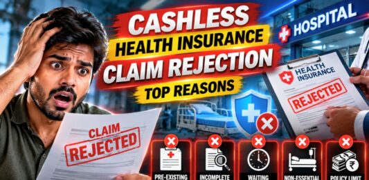 reasons for cashless health insurance claim rejection